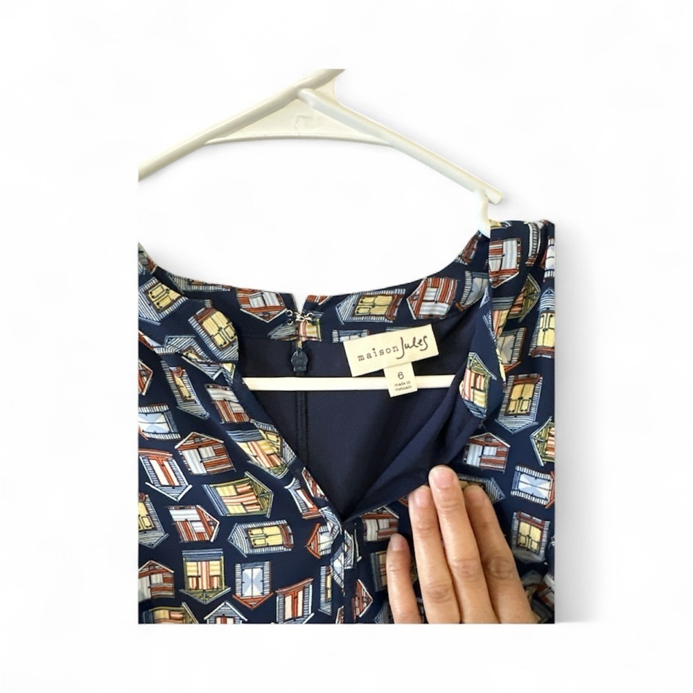 Maison Jules House 🏠 Print Dress - Picture 6 of 8